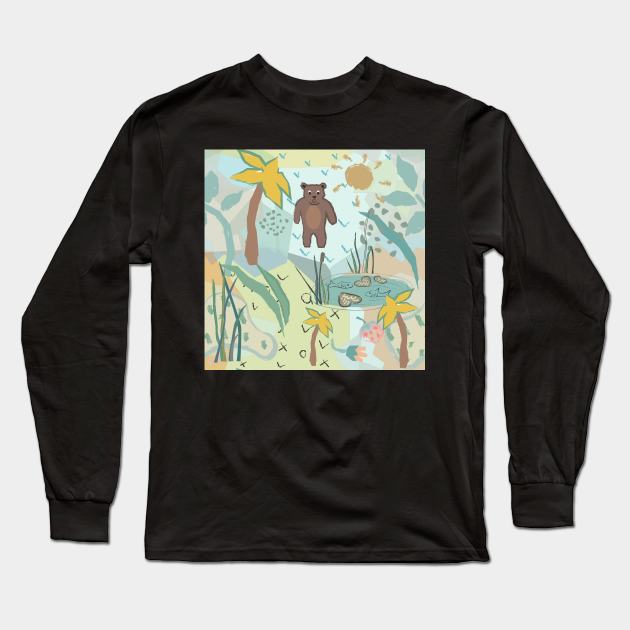 Bear Long Sleeve T-Shirt by Countryside